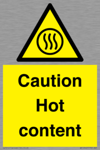Caution Hot content